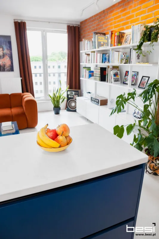 Mieszkanie w Katowicach — Bauhaus — Kuchnia i przedpokój