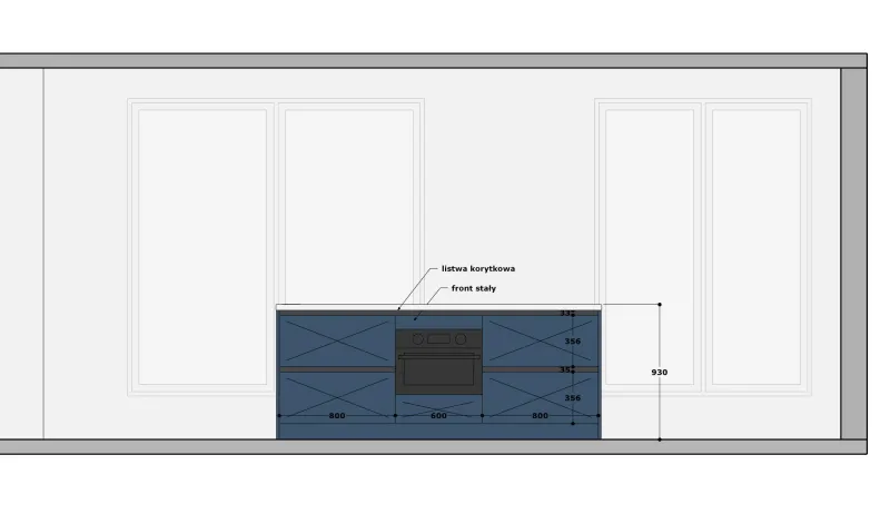 Projekt — Kuchnia i przedpokój