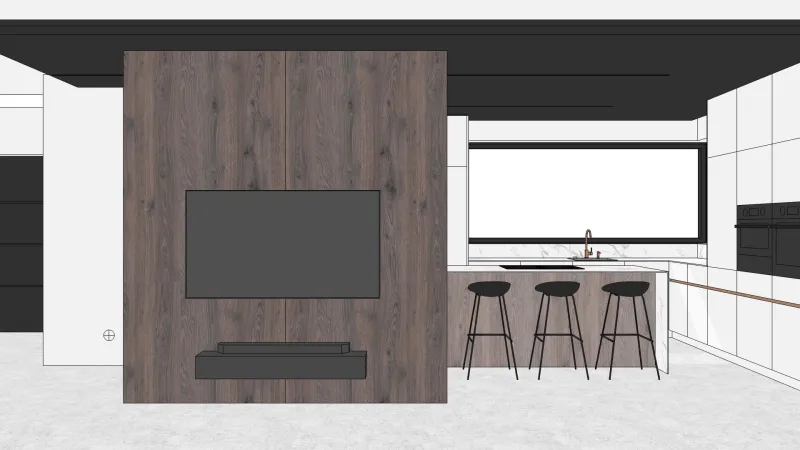 Projekt — Kuchnia i salon