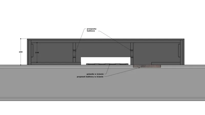 Projekt — Kuchnia i salon