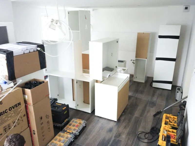 Mieszkanie w Gliwicach — front chowany w korpus — Proces realizacji