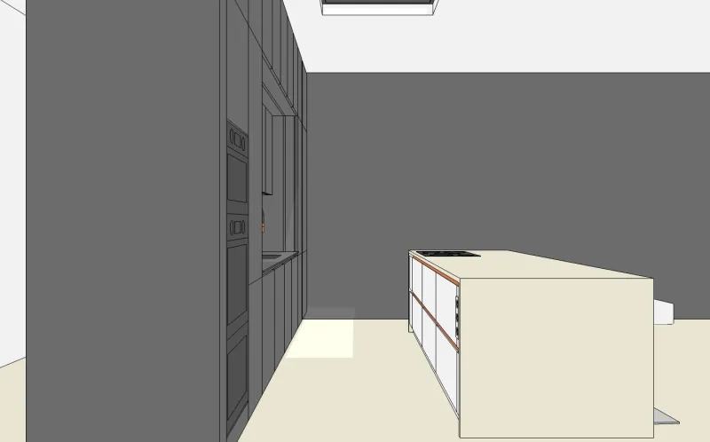 Projekt — Kuchnia i salon