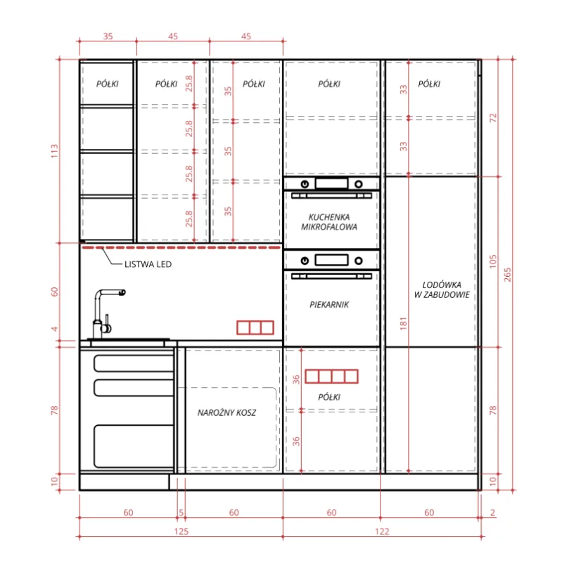 Projekt — Kuchnia i Salon